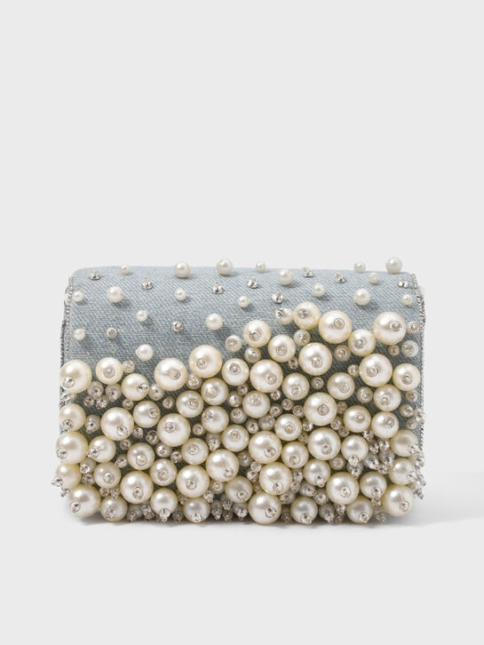 Сумка джинсовая с жемчугом Maison Ava , арт.  | Фото 1