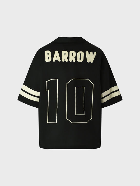 Рубашка принт &quot;10&quot;, черная Barrow , арт.  | Фото 2