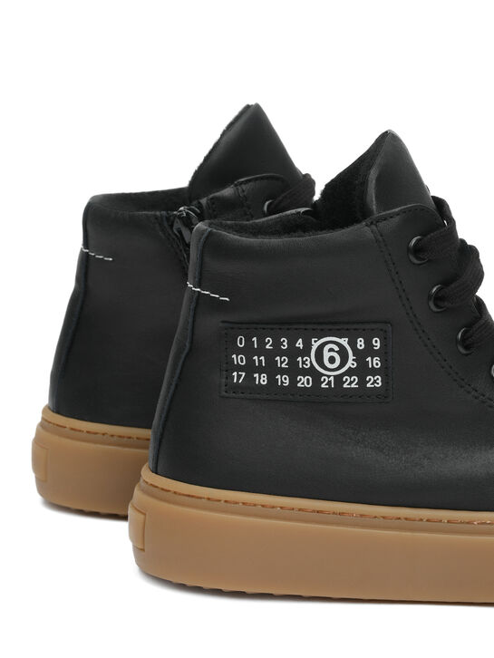 Кеды высокие с флисвой подкладкой MM6 , арт.  | Фото 3