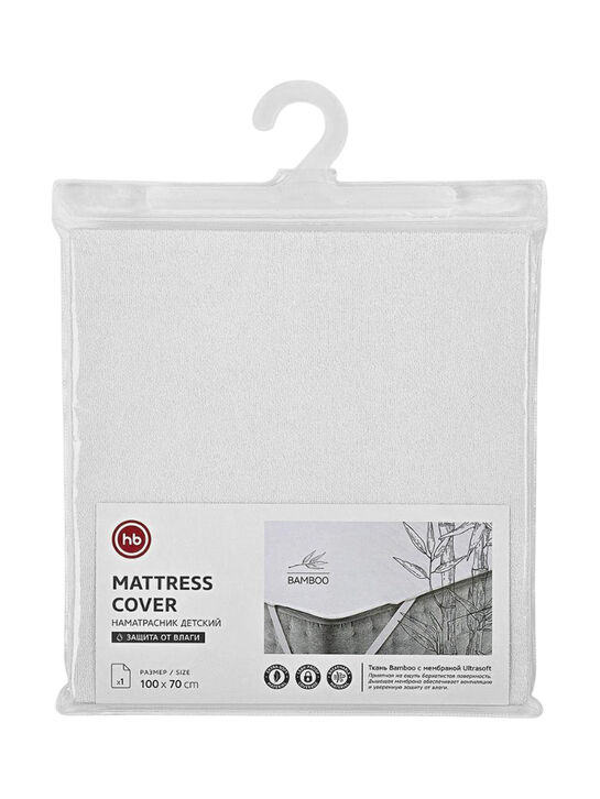Белый наматрасник, 100x70 см Happy Baby , арт.  | Фото 1