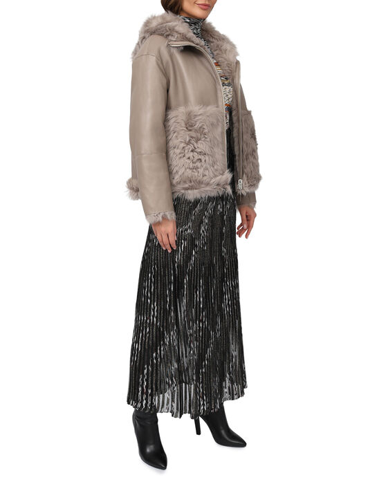 Куртка двусторонняя из овчины Ploomle , арт.  | Фото 3