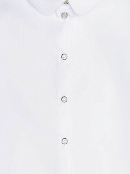 Белая рубашка с короткими рукавами KengLabel , арт.  | Фото 3