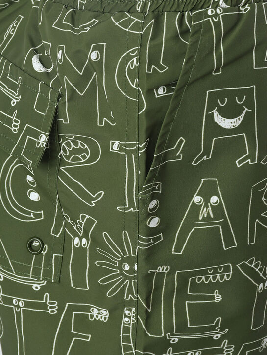 Шорты для купания с принтом Stella McCartney , арт.  | Фото 3