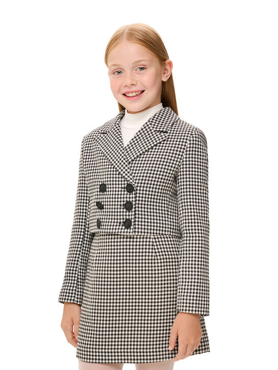 Пиджак твидовый в гусиную лапку Dan Maralex , арт.  | Фото 3