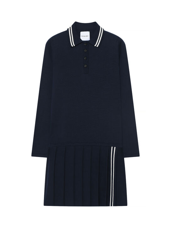 Платье с контрастными полосками, синее KengLabel , арт.  | Фото 1