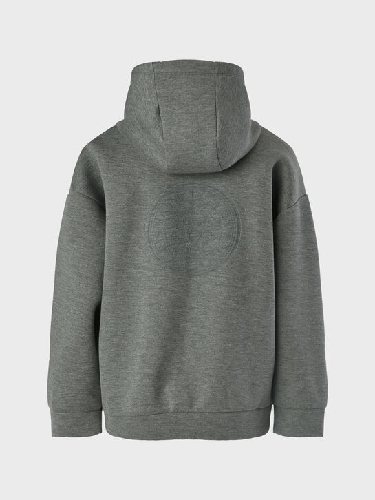 Спортивная куртка с капюшоном, серая Balmain , арт.  | Фото 2