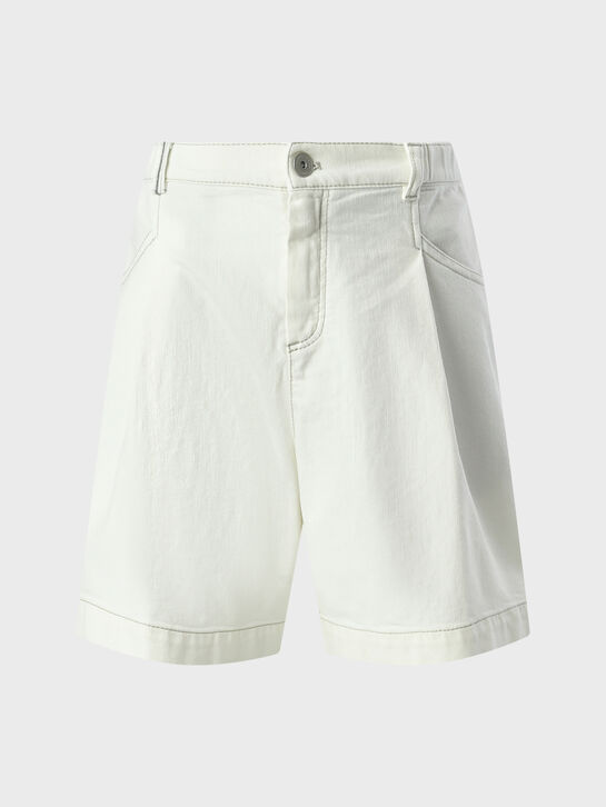 Шорты джинсовые,белые Brunello Cucinelli , арт.  | Фото 1