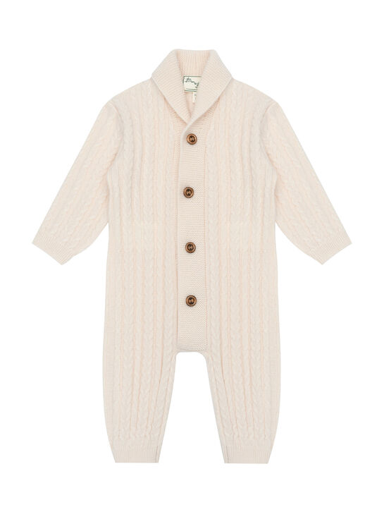 Комбинезон из кашемира с декором &quot;косы&quot; Born to Bloom , арт.  | Фото 1