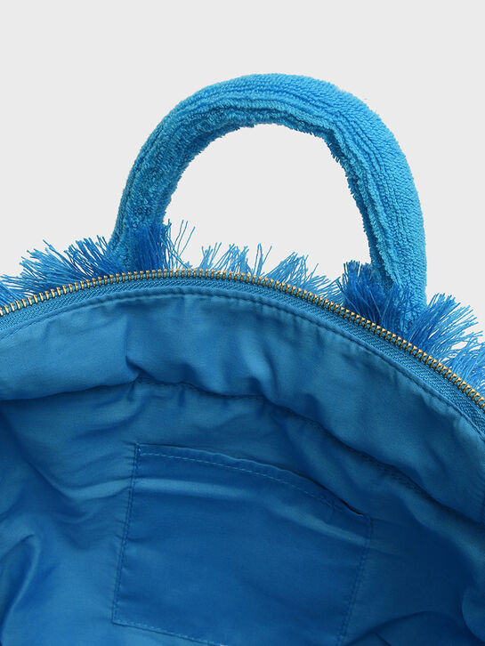 Сумка с бахромой, синяя Saint Barth , арт.  | Фото 4