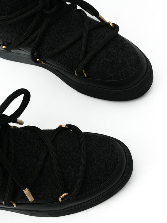 Мунбуты с меховой подкладкой, черные INUIKII , арт.  | Фото 5