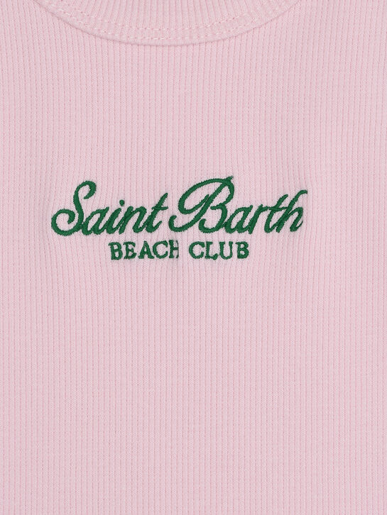 Майка с лого, розовая Saint Barth , арт.  | Фото 3