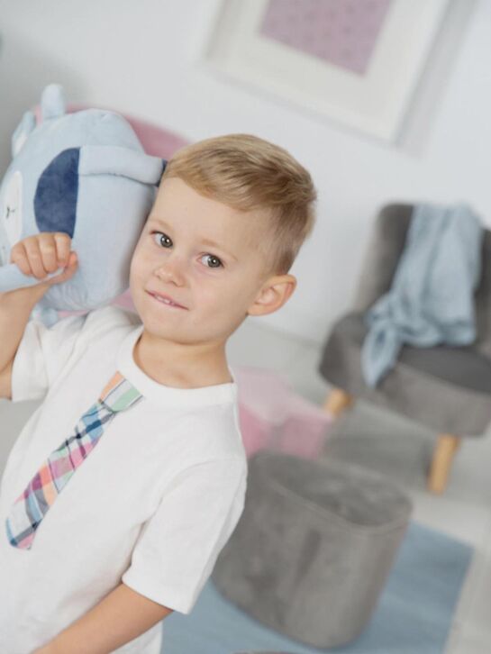 Детское велюровое кресло Lil Sofa, серый Roba , арт.  | Фото 9