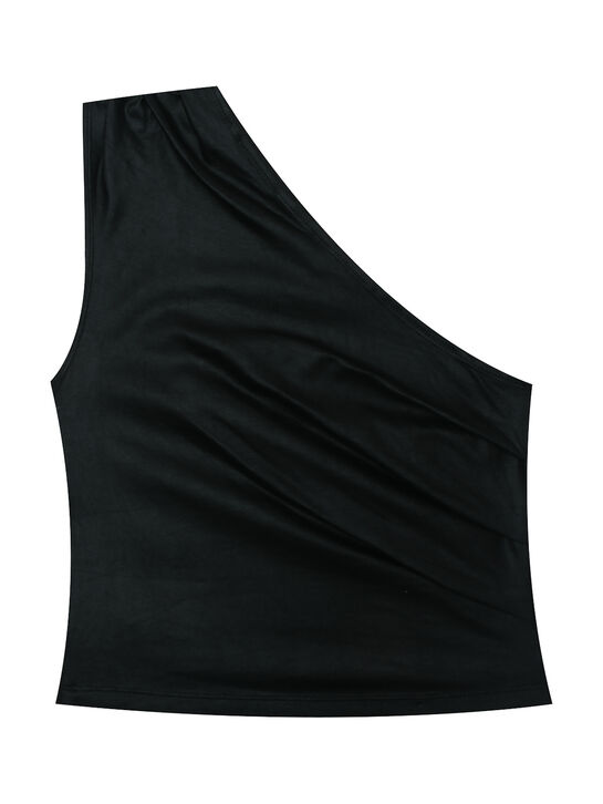 Топ на одно плечо, черный Dsquared2 , арт.  | Фото 2