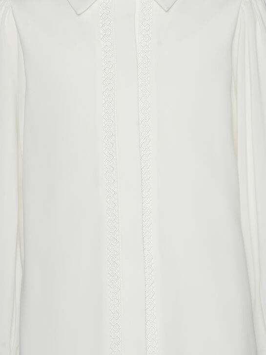 Рубашка с шитьем, белая KengLabel , арт.  | Фото 3
