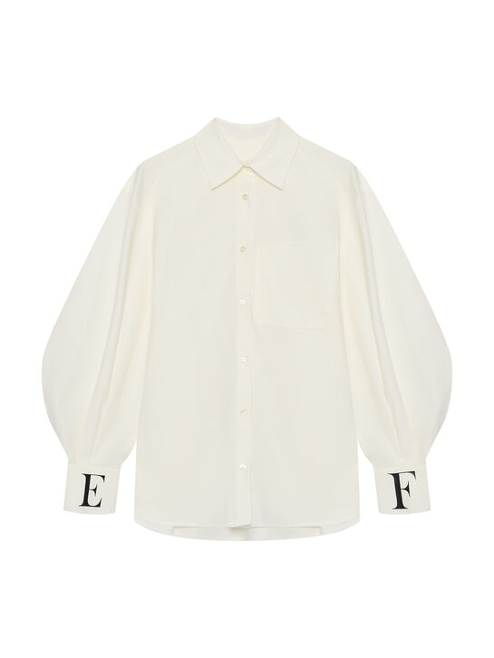 Рубашка с лого на манжетах Elisabetta Franchi , арт.  | Фото 1