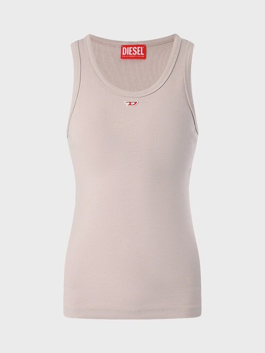 Майка с маленьким лого, бежевая Diesel , арт.  | Фото 1