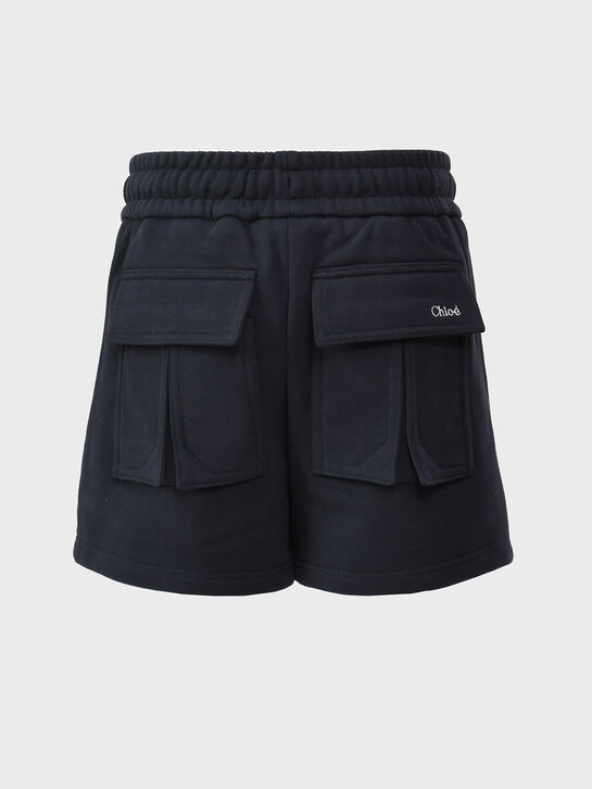 Трикотажные шорты, синие Chloe , арт.  | Фото 2