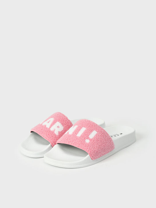 Шлепанцы махровые, белый лого MARNI , арт.  | Фото 2