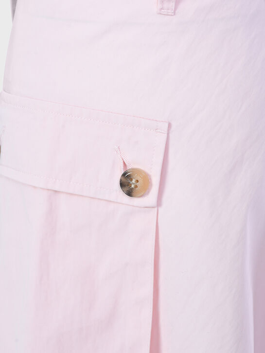 Юбка с карманами-карго, розовая Max&Co , арт.  | Фото 4