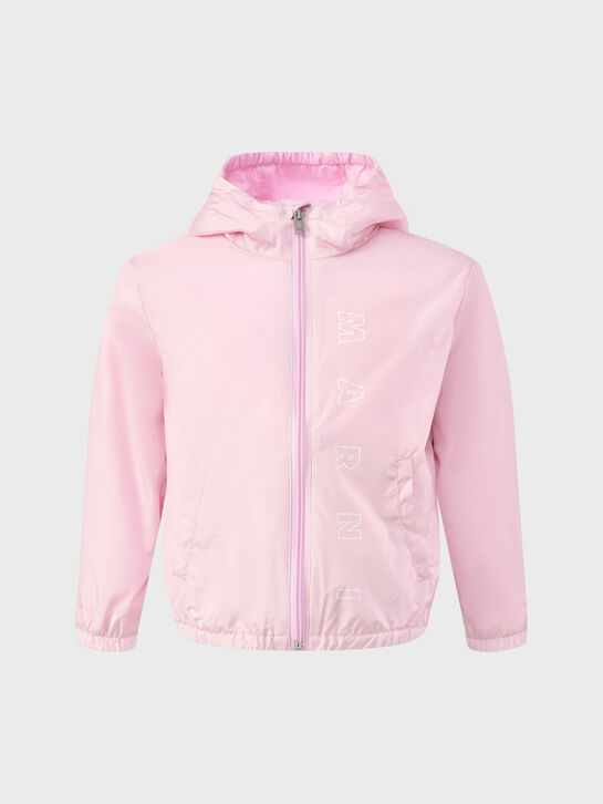 Розовая ветровка с лого вдоль молнии MARNI , арт.  | Фото 1