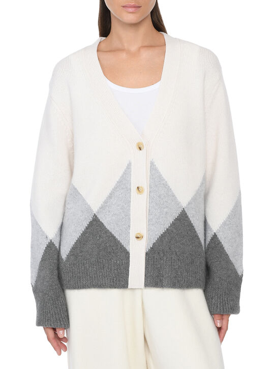Кардиган из кашемира с геометрическим узором Arch4 , арт.  | Фото 3