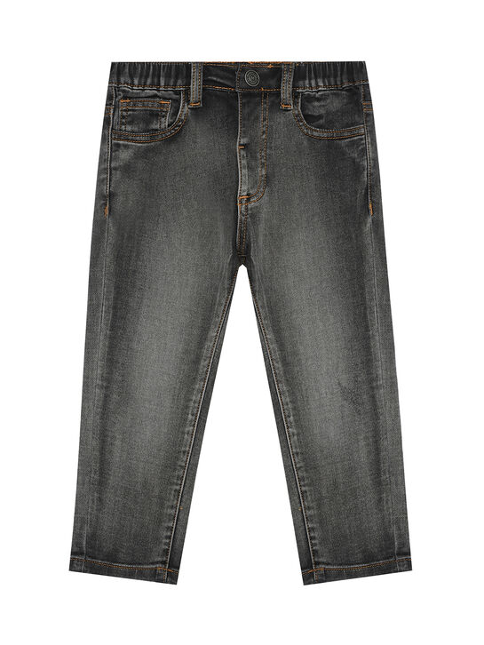 Джинсы с эффектом потертостей Monnalisa , арт.  | Фото 1