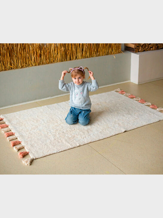 Хлопковый ковер Colorful White Pink 120x180 см Lillaland , арт.  | Фото 6