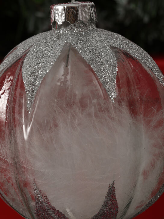 Елочные подвески Шары с серебристыми блестками, 8 см Goodwill , арт.  | Фото 8