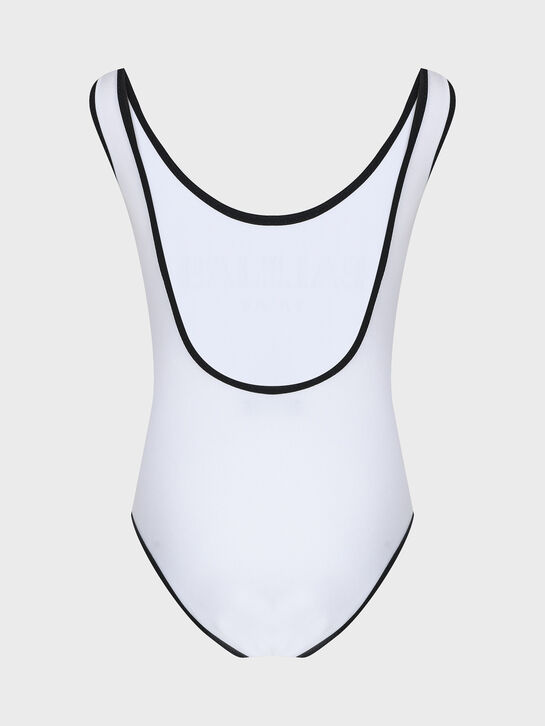 Купальник с золотым лого, белый Balmain , арт.  | Фото 2