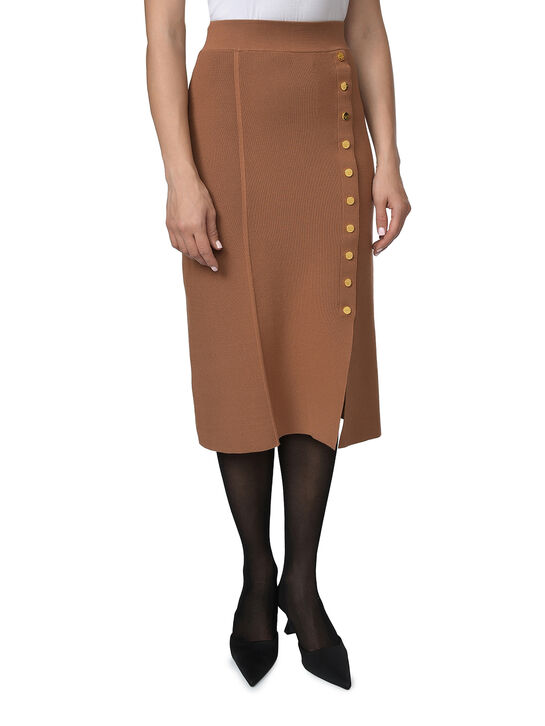 Юбка с декоративными пуговицами Elisabetta Franchi , арт.  | Фото 3