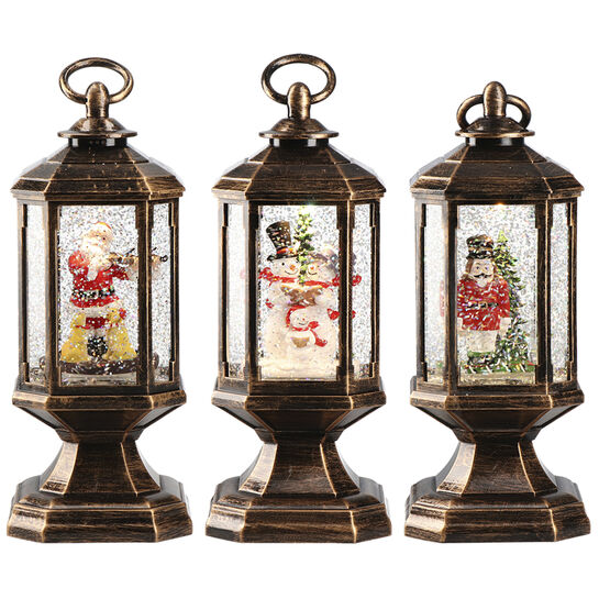 Новогодний сувенир &quot;Фонарь вращающийся&quot; 9,7x9,7x23,2 см LED, 3 вида Timstor , арт.  | Фото 1