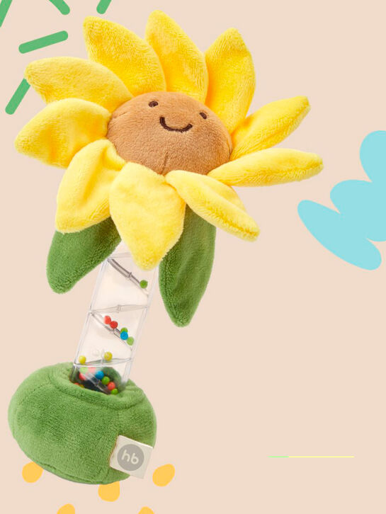 Игрушка-погремушка Подсолнух Happy Baby , арт.  | Фото 3