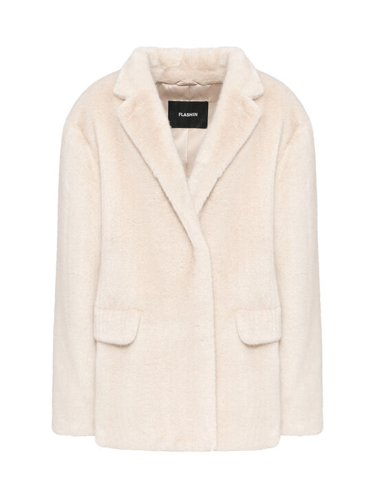 Пальто из эко-меха Flashin , арт.  | Фото 1