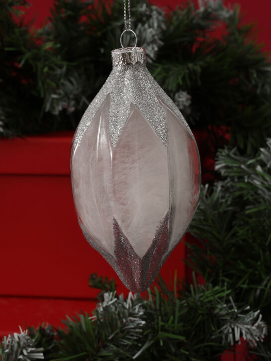 Елочные подвески Шары с серебристыми блестками, 8 см Goodwill , арт.  | Фото 4