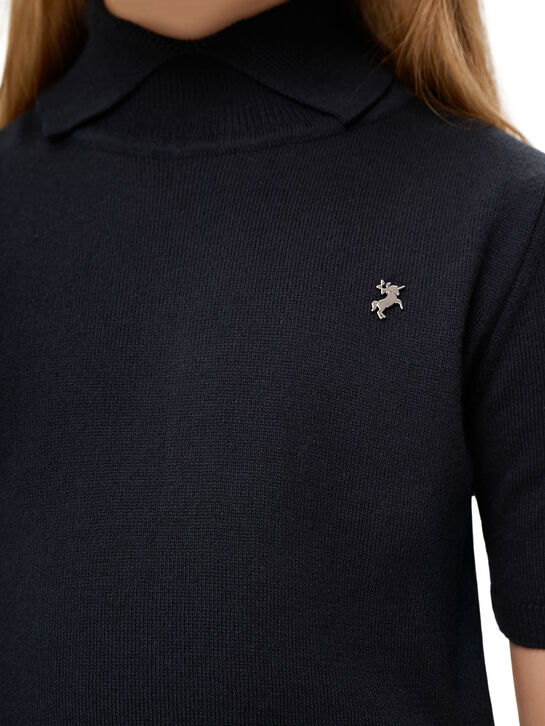 Джемпер-поло, синий Junior Republic , арт.  | Фото 4