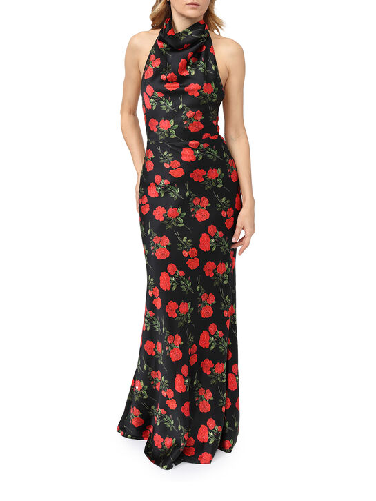 Платье макси из атласа Roses & Lace , арт.  | Фото 5