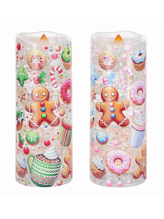 Светодиодная свеча водяная 8×8×20,5 см Timstor , арт.  | Фото 1