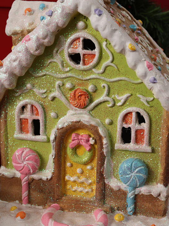 Фигрка декоративная &quot;Домик&quot; с подсветкой (АААх3) 28 см TIANQIN ARTS AND CRAFTS , арт.  | Фото 7