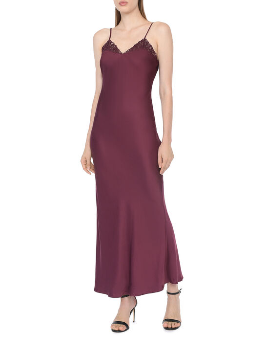 Платье-комбинация, бордовое TWINSET , арт.  | Фото 2