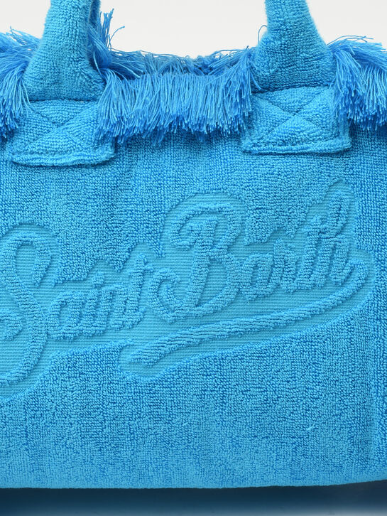 Сумка с бахромой, синяя Saint Barth , арт.  | Фото 5