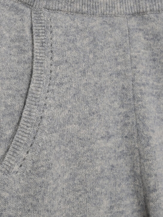 Брюки из кашемира, серые Oscar et Valentine , арт.  | Фото 3