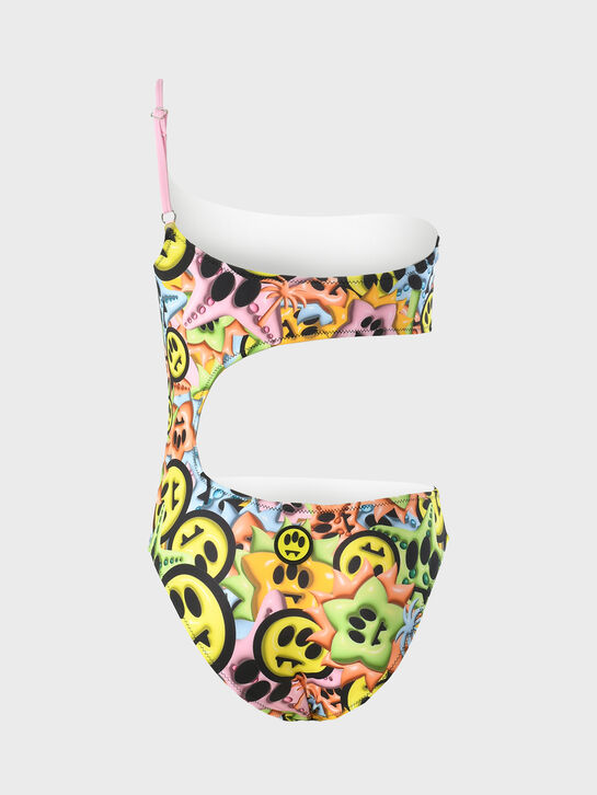 Купальник на одно плечо с вырезом Barrow , арт.  | Фото 2