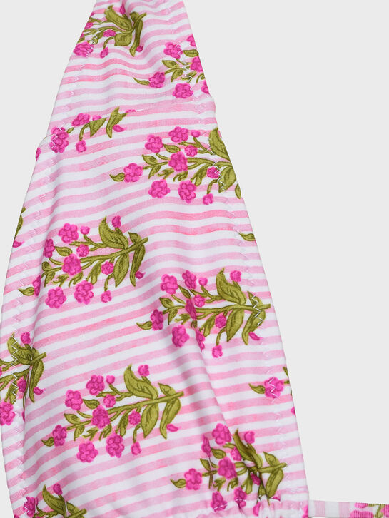 Купальник в полоску с цветочным принтом Saint Barth , арт.  | Фото 7