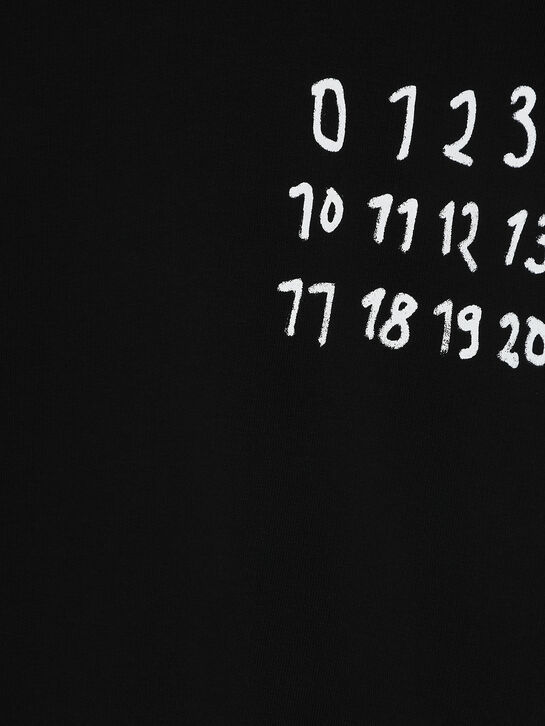 Свитшот с белым логотипом, черная MM6 , арт.  | Фото 3