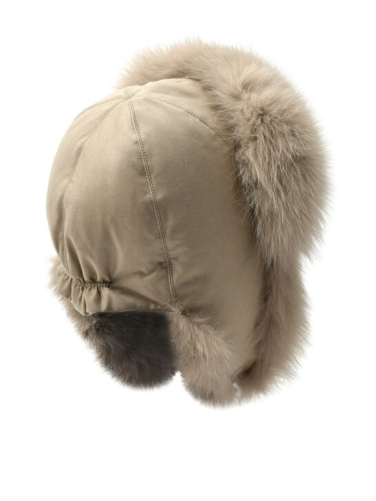 Шапка-ушанка из меха лисы Yves Salomon , арт.  | Фото 2