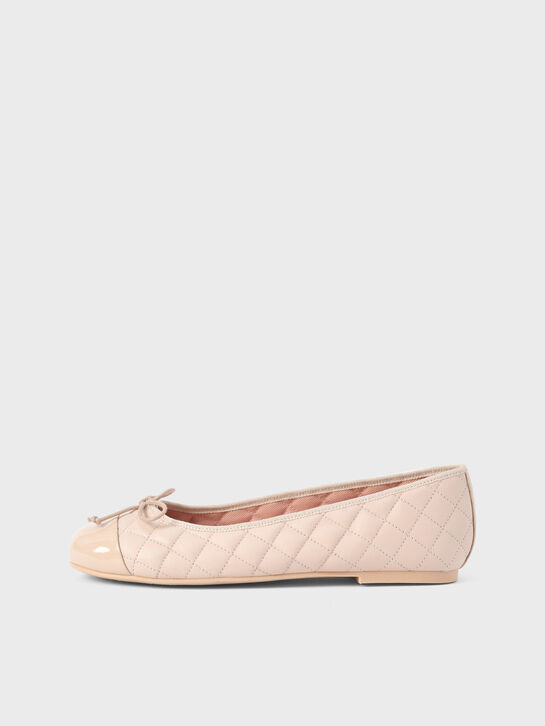 Балетки стеганые, розовые Pretty Ballerinas , арт.  | Фото 1