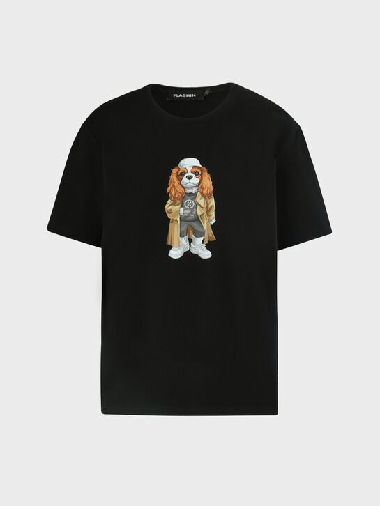 Футболка с принтом &quot;спаниель&quot; Flashin , арт.  | Фото 1