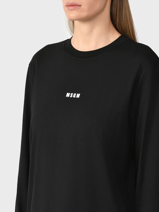 Лонгслив с лого, черный MSGM , арт.  | Фото 8