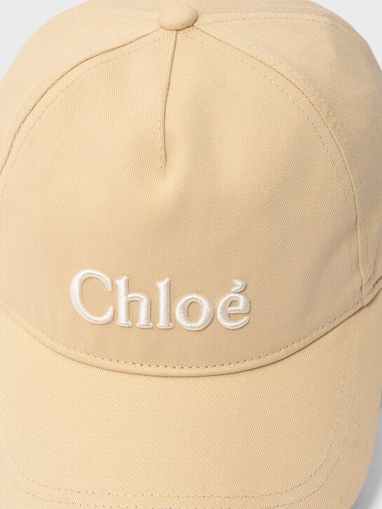 Бейсболка с лого, бежевая Chloe , арт.  | Фото 3