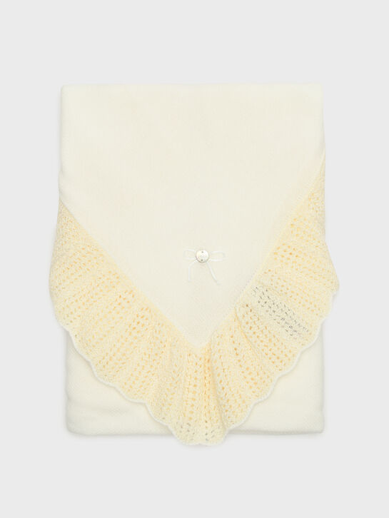 Плед вязаный, кремовый Paz Rodriguez , арт.  | Фото 2